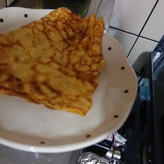 生クリーム薄焼き卵